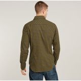 G-Star - D25223-D818-G906 Dakota Slim Overhemd - Groen - Katoen - Lange Mouwen