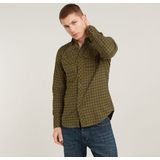 G-Star - D25223-D818-G906 Dakota Slim Overhemd - Groen - Katoen - Lange Mouwen