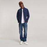 Dakota - Overhemd - Marineblauw - Katoen - Lange Mouwen