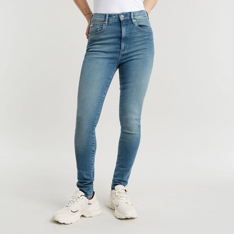 G-star - Kafey - Skinny Spijkerbroek - Ultrahoge Taille - Stretchdenim
