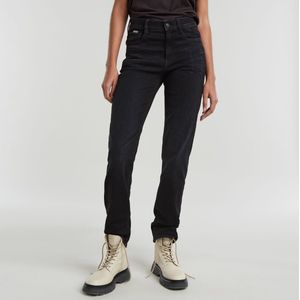 G-star Strace Straight Spijkerbroek Zwart Vrouw