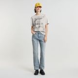 G-Star RAW Viktoria High Straight Jeans, blauw (Antique Faded Icecap D23959-d434-g922), 25W x 30L