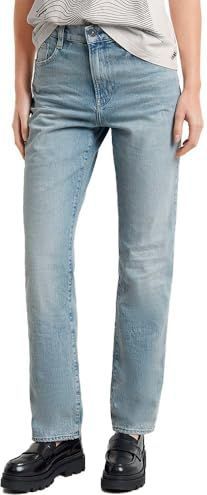 G-Star RAW Viktoria High Straight Jeans, blauw (Antique Faded Icecap D23959-d434-g922), 25W x 30L