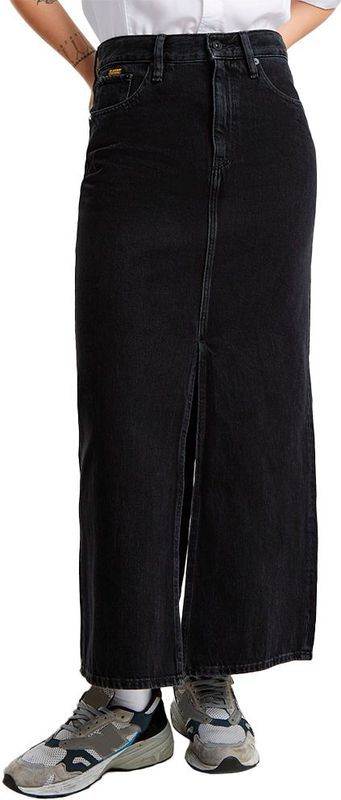 Viktoria Long Rock, Zwart (Worn in Black Obsidian D24385-d772-g756), 24W