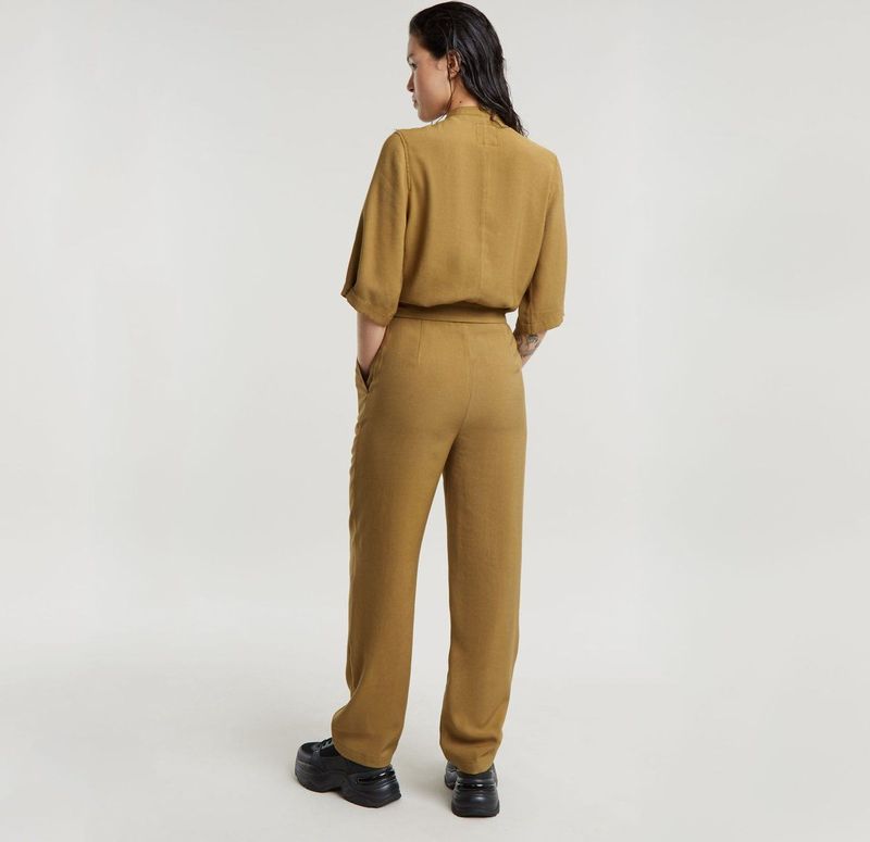 G-Star - D25211-D714-1395 - Jumpsuit - Bruin - Viscose - 3/4 Mouw