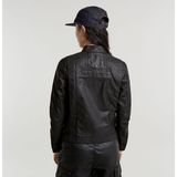 G-Star - D25227-C973-B787 - Gecoat Overhemd - Zwart - Katoen - Lange Mouwen