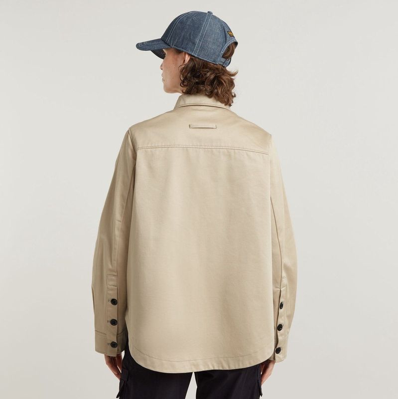 G-star D25230-d766 Overshirt - Groen - 100% Katoen - Losse Pasvorm