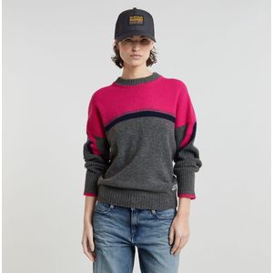 G-Star - Gebreide Trui - Multi Color - 100% Verantwoorde Merino Wol