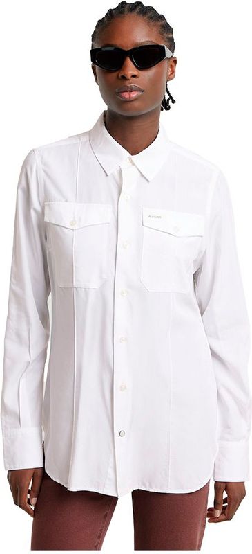 G-Star - D25234-4304-G285 - Overhemd - Wit - Modaal - Lange Mouwen