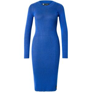 G-Star - D25228-D767-G866 Jurk - Blauw - Viscose - Gebreide Structuur