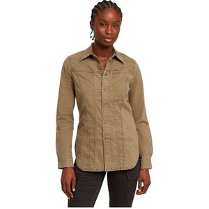 Overhemd - Groen - Katoen - Lange Mouwen - Slanke Pasvorm