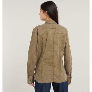 G-Star - D25243-D729-735 - Overhemd - Groen - 98% Katoen, 2% Spandex, Slim Fit, Lange Mouwen