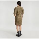 G-Star - D25244-D729-735 - Doorknoopjurk - Groen - Katoen, 3/4 Mouw