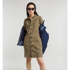 G-Star - D25244-D729-735 - Doorknoopjurk - Groen - Katoen, 3/4 Mouw
