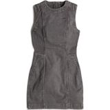G-Star - Shift - Jurk - Grijs - Mouwloos - Katoen