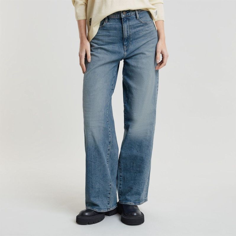 G-star, Dames, Jeans, Blauw, Maat: W24 L30 Katoen,