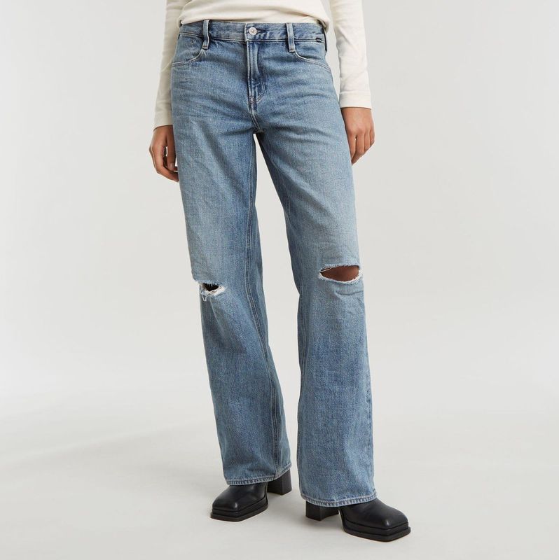 G-star - Judee Loose - Spijkerbroek - Blauw - Katoen