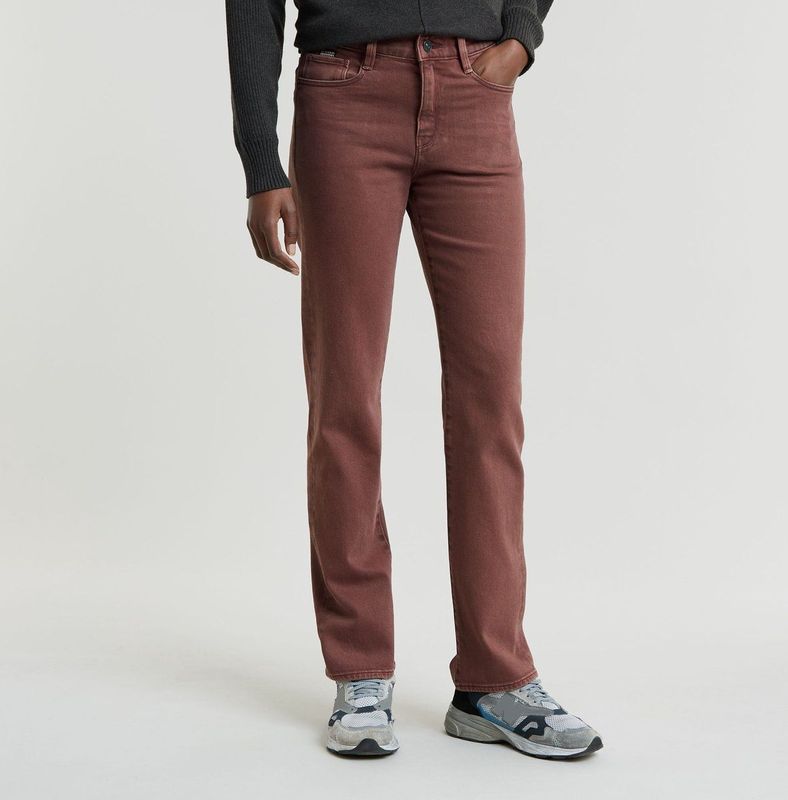 G-star Strace Straight Spijkerbroek Bruin 27 / 32 Vrouw