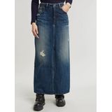 G-Star RAW - Viktoria - Spijkerrok - Zwart - 100% Biologisch Katoen