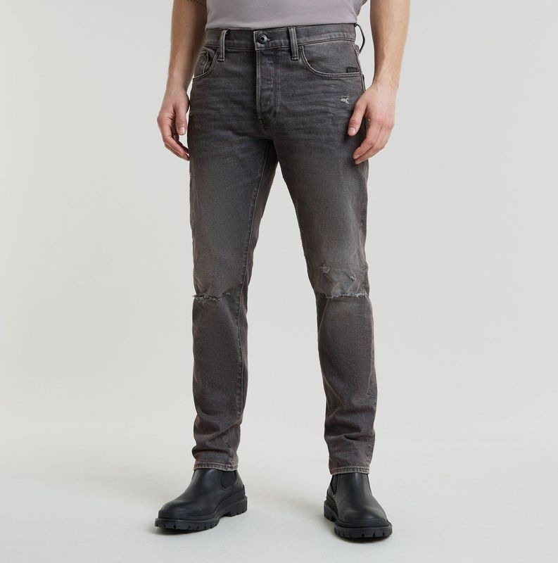 G-Star Raw 3301 Slim Jeans Jeans heren,Grijs (Worn in Vulcano Crater Destroyed 51001-d497-g819),28W / 30L