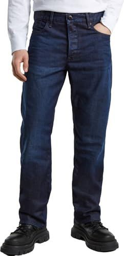 Jeans - Effen - Denim - Heavy Washed - Lang