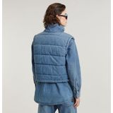 G-Star - D25344-D777-G794 - Gewatteerd Mae Vest - Blauw - Casual - Katoen - Duurzaam