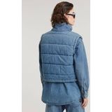 G-Star - D25344-D777-G794 - Gewatteerd Mae Vest - Blauw - Casual - Katoen - Duurzaam