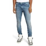 G-STAR - Revend Fwd - Skinny Jeans - Blauw - Antique Faded Ripped Icecap D20071-d441-g722