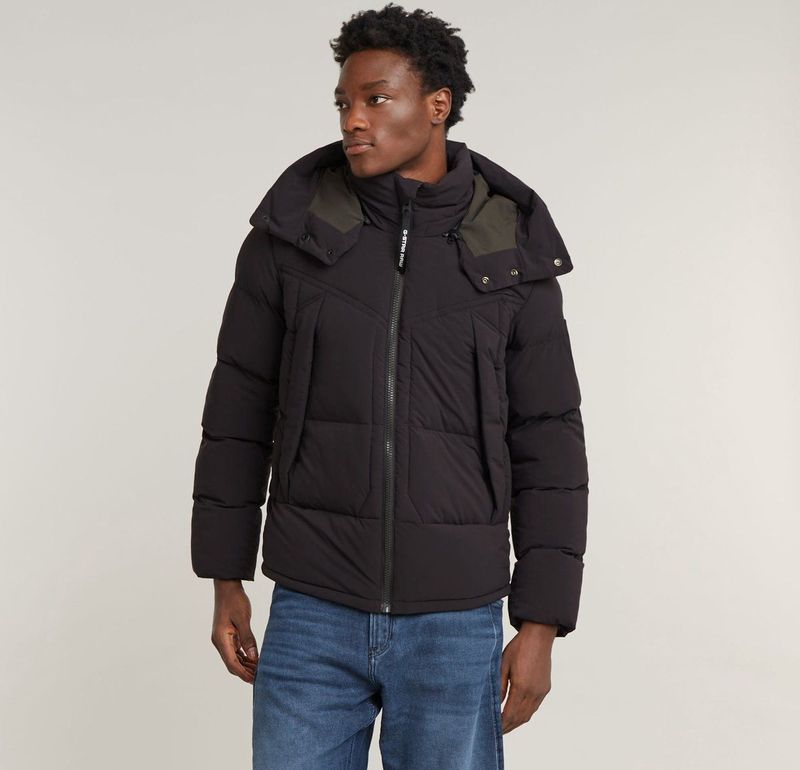 G-Whistler 2.0 - Gewatteerd Jack - Zwart - 50% Polyester (Sorona®) - Regular Fit