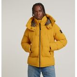 G-Star RAW G- Whistler gevoerde jas met capuchon 2.0, geel (dk spice D25345-D518-8171), XS