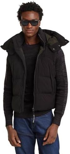 G-STAR RAW Gevoerde Herenjas met Capuchon - Zwart