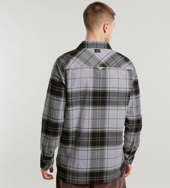 G-Star RAW gpo overshirt, meerkleurig (Grey Alloy Luke Check D25388-d749-g894), S