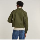 Overshirt - Katoen - Groen - Regular Fit