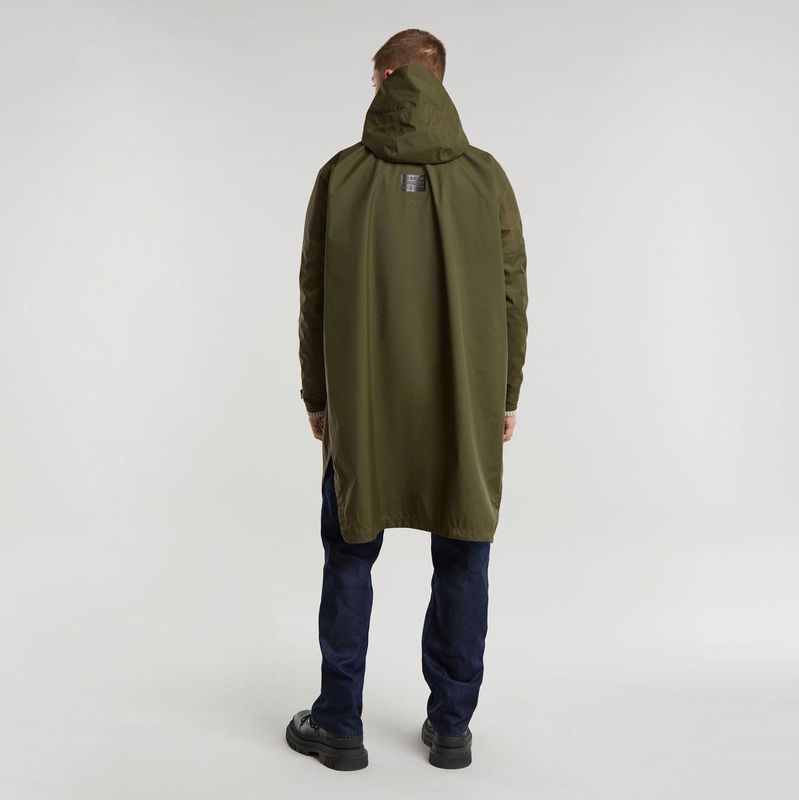 G-Star - D25398-D606-G767 Poncho - Regengroen - Gerecycled Nylon