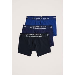 G-Star RAW - Boxershorts - Mazarine Blue/Imperial/Lighting Blue - 95% Biologisch Katoen, 5% Elastaan - Set van Drie