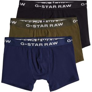 G-Star RAW - Boxershorts - Dk Black/Imperial Blue/Shadow Olive - 95% Biologisch Katoen