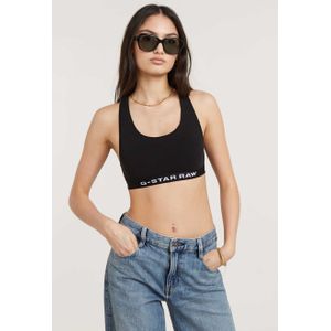 G-STAR RAW Bralette - Zwart - Katoen