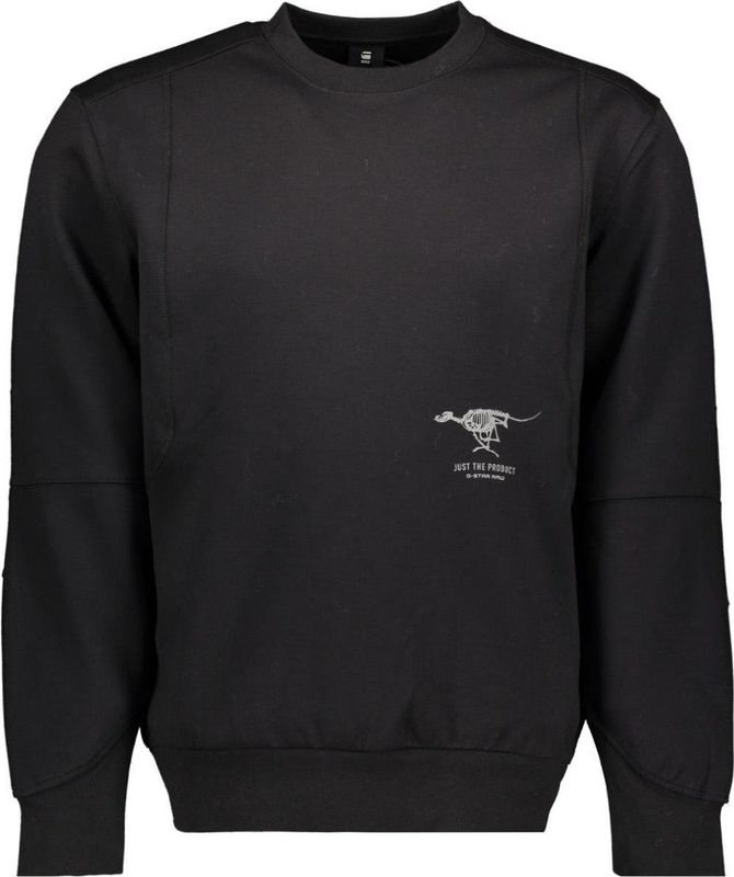 G-Star RAW Trui Constructed Motion R Tweeter D25095 D560 6484 Dk Black Mannen