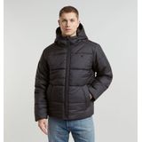 Tussenjas - Gewatteerde Jas - Met Capuchon - Effen - Normale Pasvorm