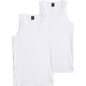 G-STAR Top BASE Tanktop - Zwart - Rippjersey - 2er Pack