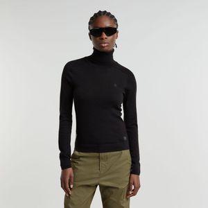 G-Star - D25510-D847-127 - Gebreide Trui - Beige - Slanke Pasvorm - Wol