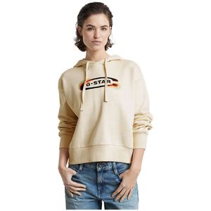 G-Star - Old Skool Logo - Hoodie - Zwart - 100% Biologisch Katoen