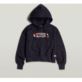 G-Star - Old Skool Logo - Sweater - Zwart - 100% Biologisch Katoen