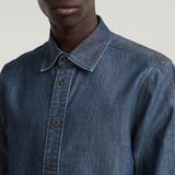 G-star - D25518-D539 - Overhemd - Denim - Lange Mouwen - 100% Katoen