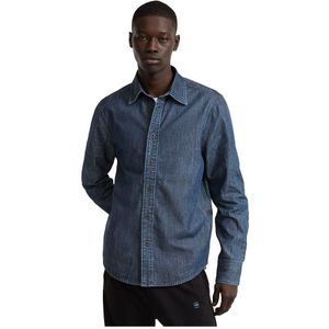 G-star - D25518-D539 - Overhemd - Denim - Lange Mouwen - 100% Katoen