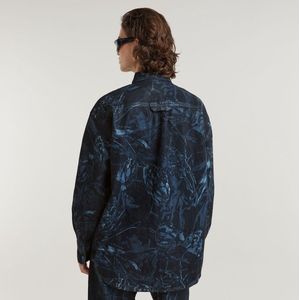 Overshirt - Marineblauw - Denim - Lange Mouwen - Losse Pasvorm