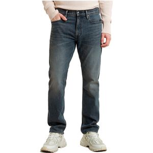 G-Star - Mosa Straight - Jeans - Donkerblauw - Biologisch Katoen - Duurzaam