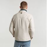 Overhemd - Beige - Katoen - Lange Mouwen