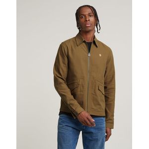 G-Star RAW Overshirt met ritssluiting, Bruin (Kangaroo D25571-d750-7162), S