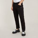 G-Star RAW Cargobroek met rits en 3D-tapse broekspij, beige (Dune D25665-d846-239), 27W x 30L